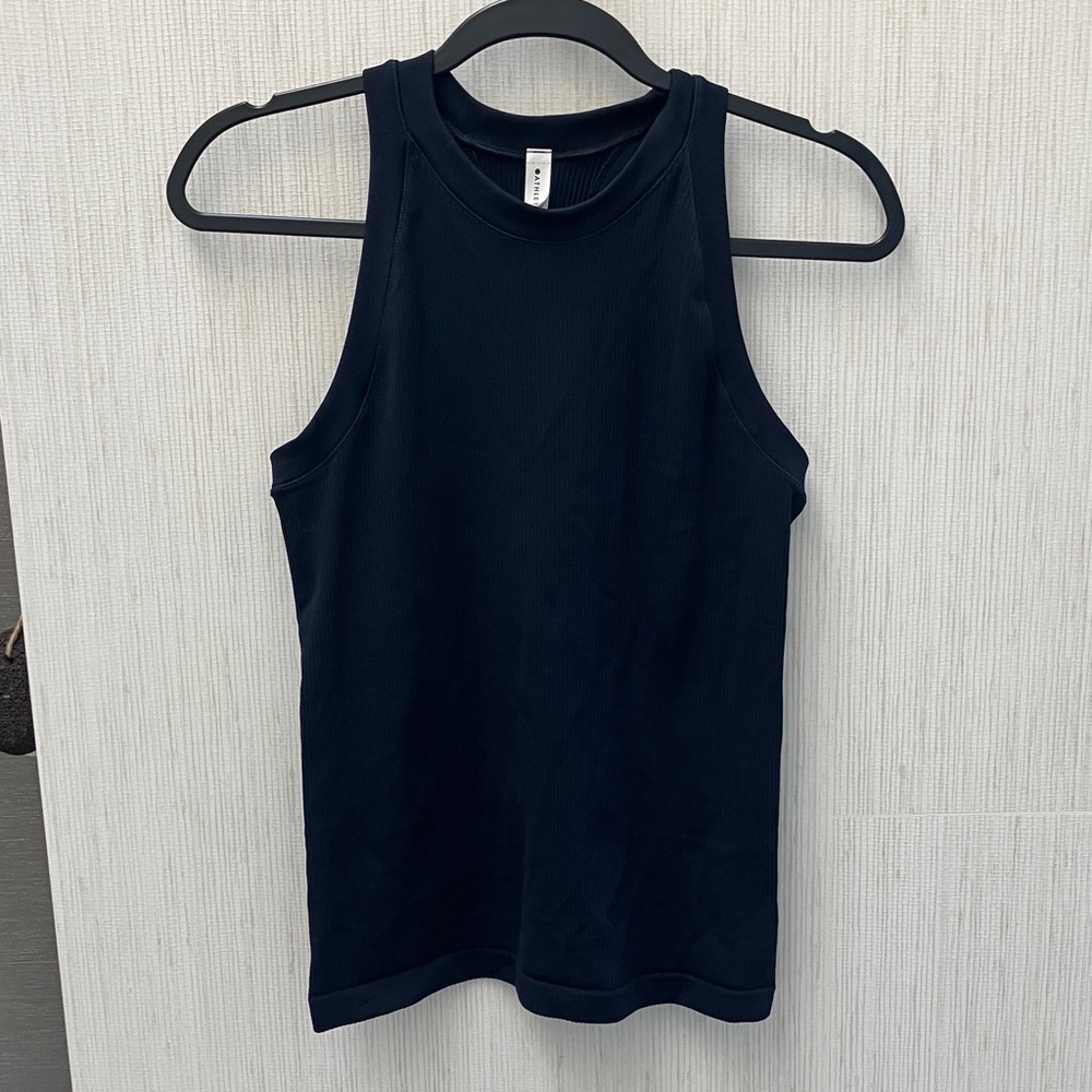 Athleta Navy Blue High Neck Tank